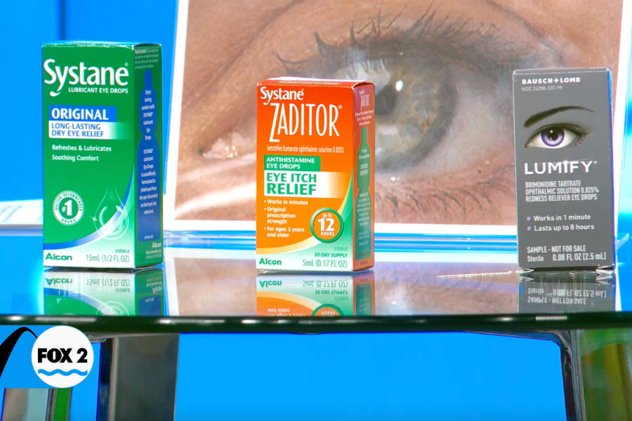 Eye drops for dry eyes and allergies