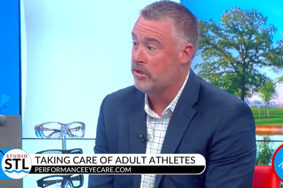 Dr. Massie on Studio STL talking about eye care for athletes